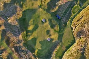 Royal Portrush 15th Green Overhead
